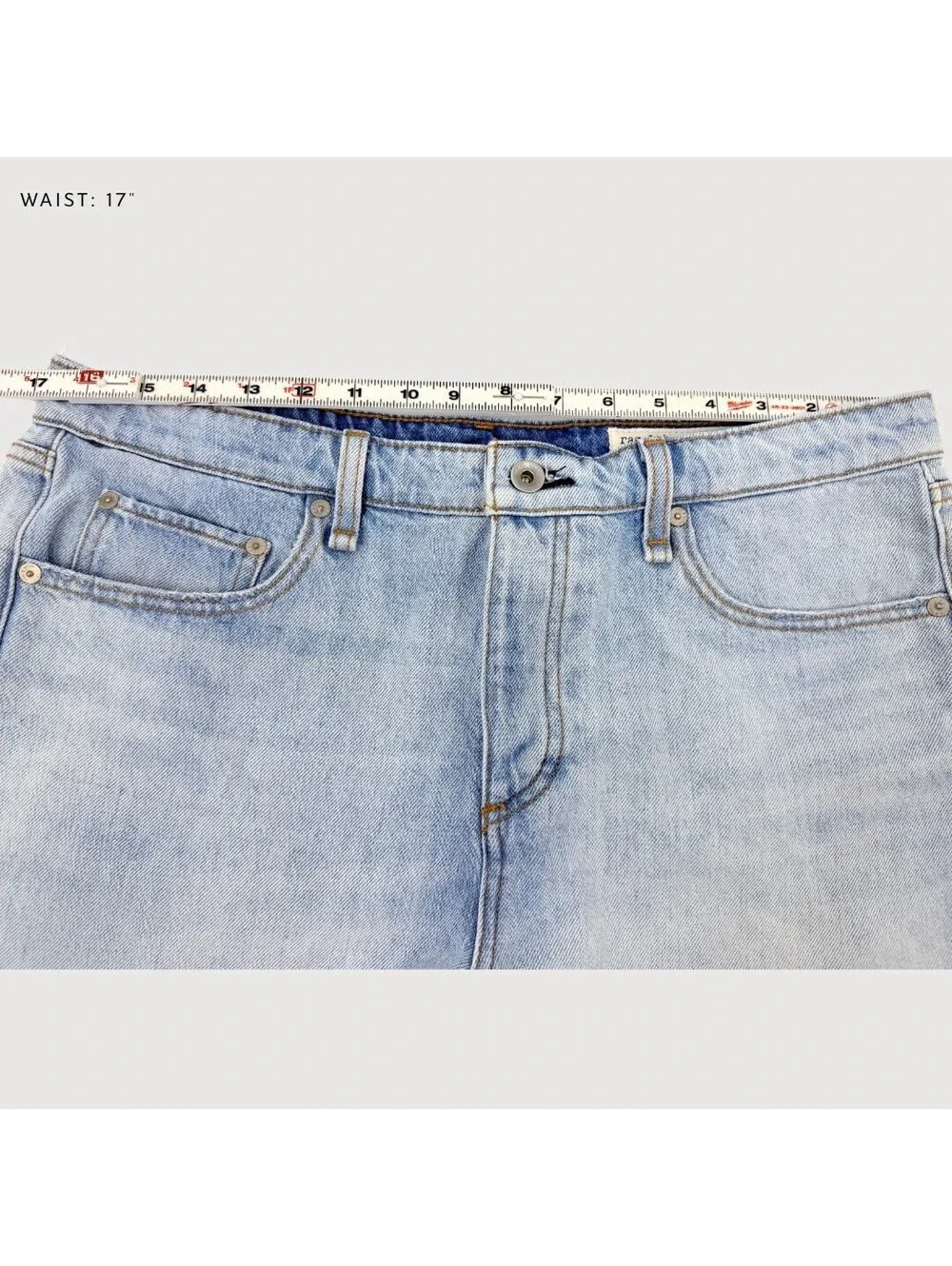 Rag & Bone Dre Low Rise Denim Shorts Jade Wash 31 - Picture 7 of 9